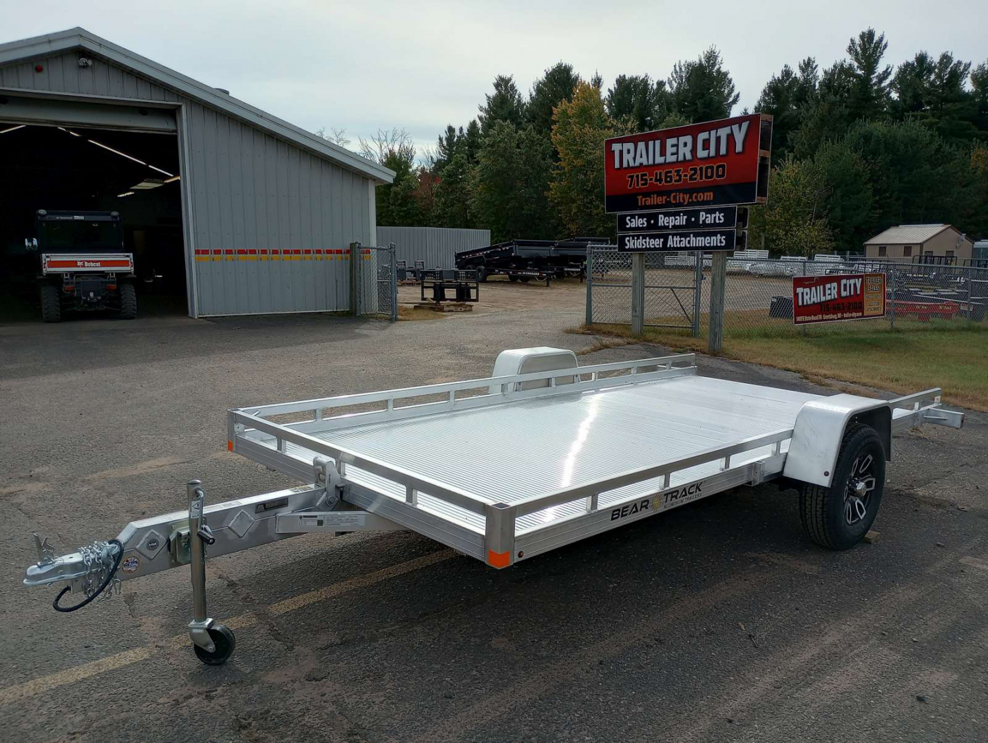 New 2026 Bear Track 79"x176"Tilt Bed Utility Trailer