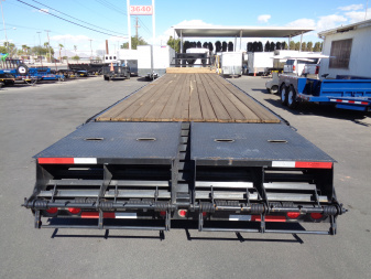 New 2023 Texas Pride Trailers * 22GN-40 * 40Ft Gooseneck Flatbed Trailer w/ Flip Over Ramps