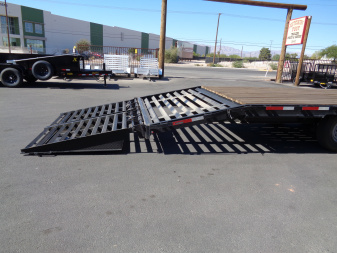 New 2023 Texas Pride Trailers * 22GN-40 * 40Ft Gooseneck Flatbed Trailer w/ Flip Over Ramps