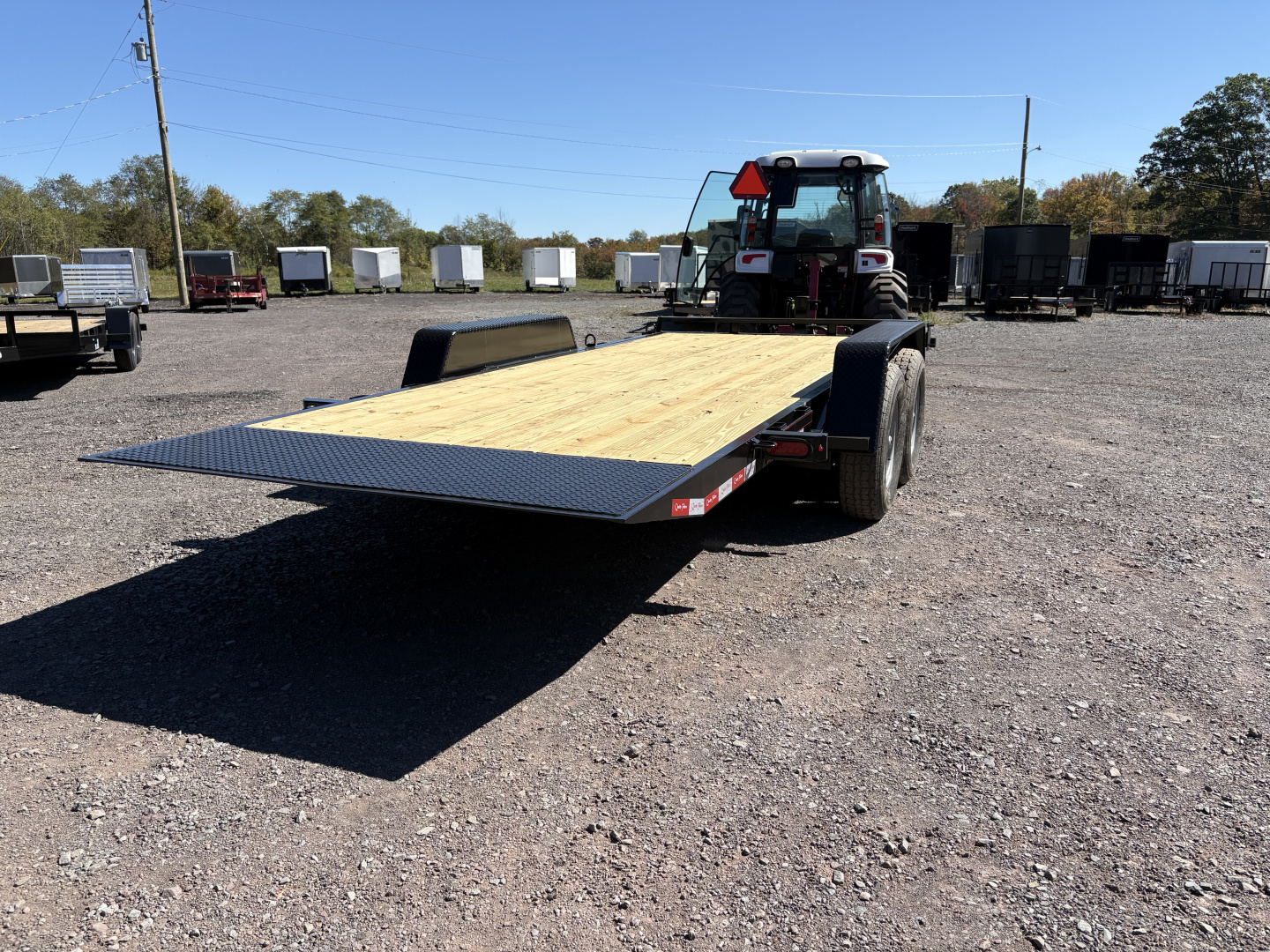 New 2026 Quality Trailers 18' 15K Full Tilt Skid Steer Equipment Trailer
