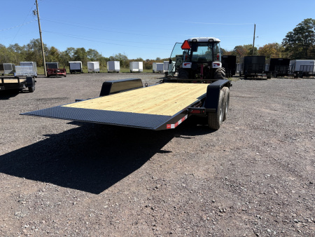 New 2026 Quality Trailers 18' 15K Full Tilt Skid Steer Equipment Trailer
