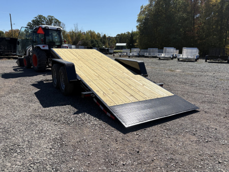 New 2026 Quality Trailers 18' 15K Full Tilt Skid Steer Equipment Trailer
