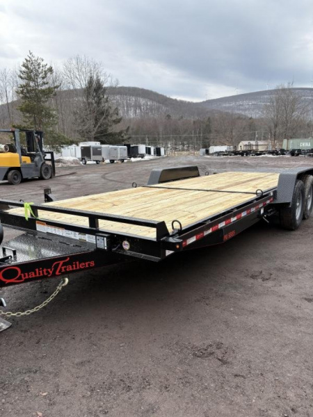 New 2025 Quality Trailers 82  x 22'6 (8' fixed front section and 15' tilting section)  Equipment Trailer