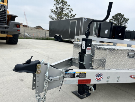 New NEW 2026 H&H Speedloader ALUMINUM 24’ POWER TILTbed flatbed Trailer 2-7000 lb axles =14K