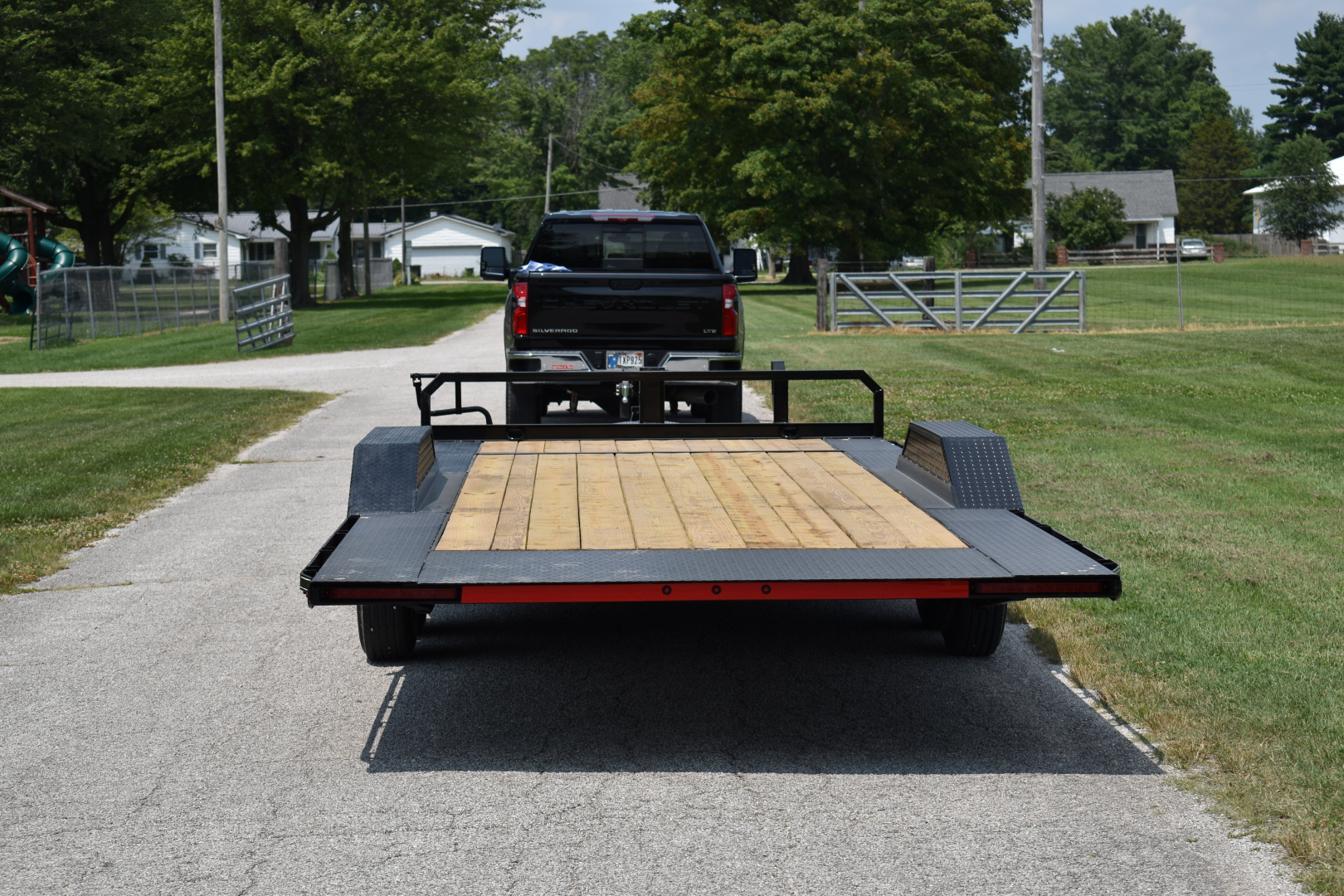 New 2026 CornPro UT-23 XT DRIVE OVER FENDERS Equipment Trailer