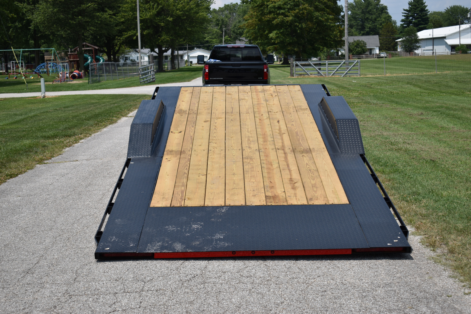 New 2026 CornPro UT-23 XT DRIVE OVER FENDERS Equipment Trailer