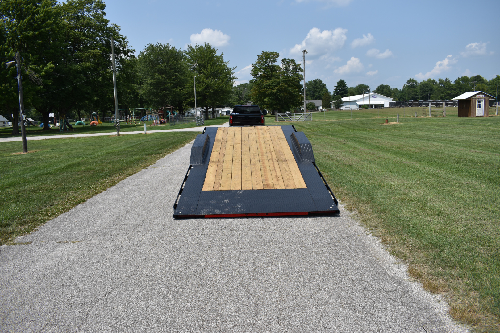 New 2026 CornPro UT-23 XT DRIVE OVER FENDERS Equipment Trailer