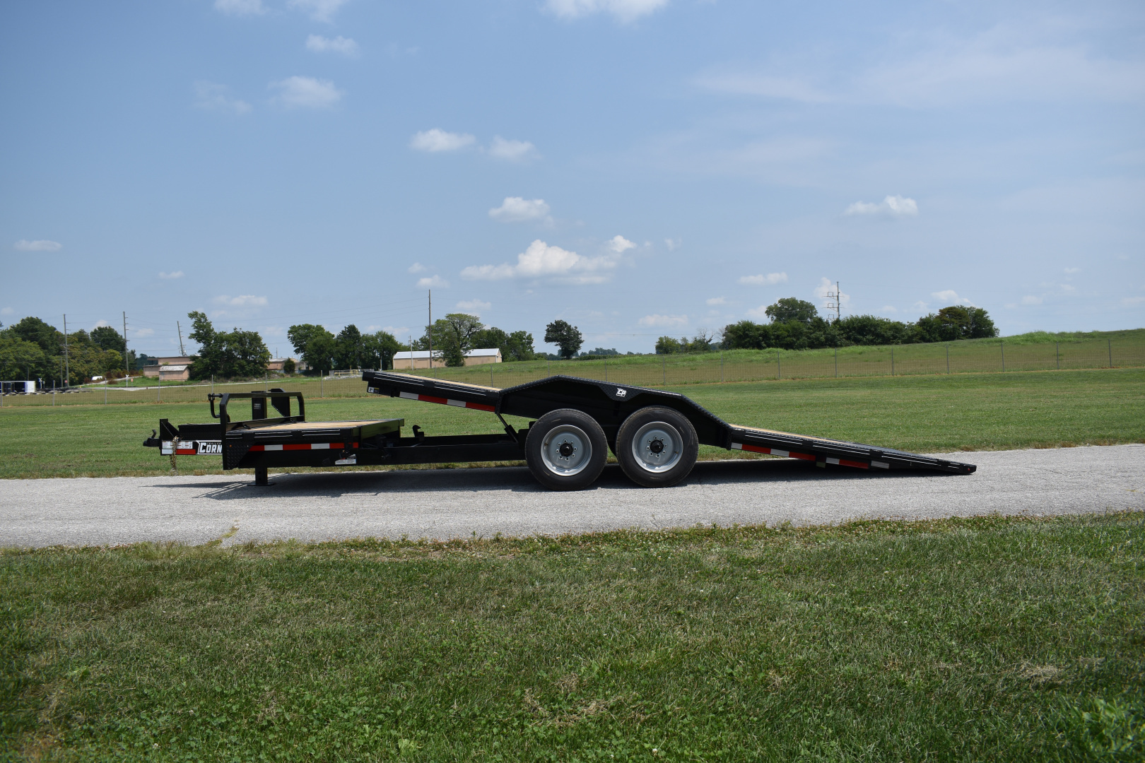 New 2026 CornPro UT-23 XT DRIVE OVER FENDERS Equipment Trailer