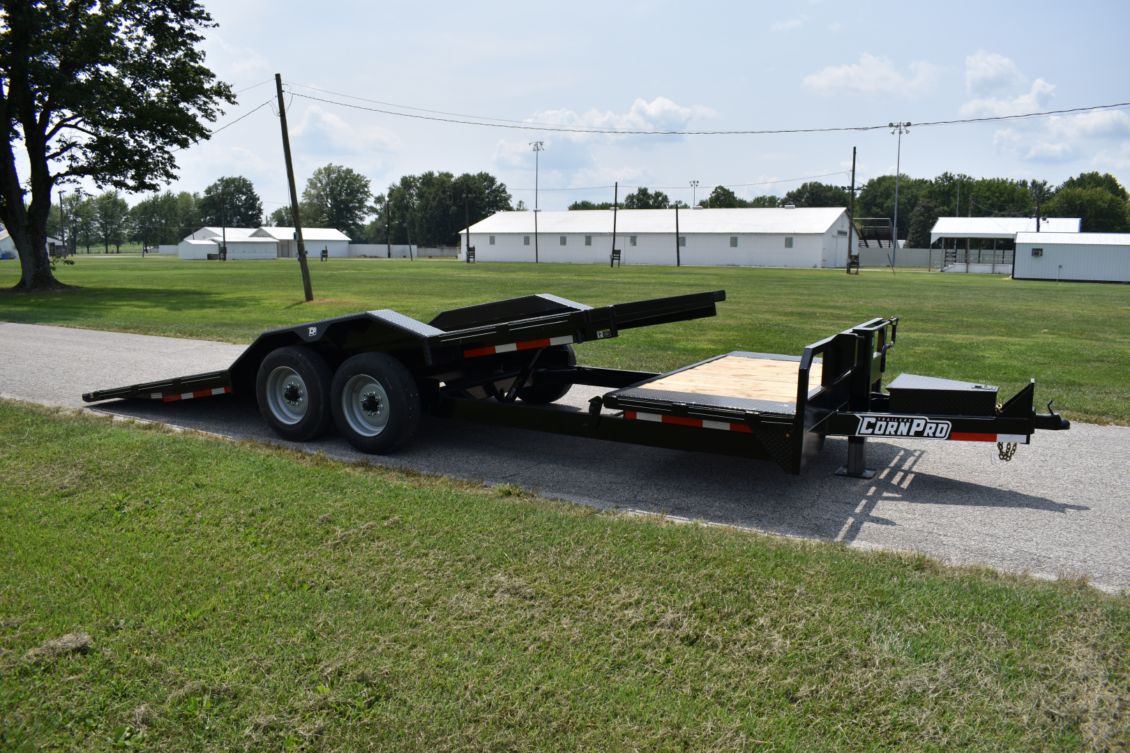 New 2026 CornPro UT-23 XT DRIVE OVER FENDERS Equipment Trailer