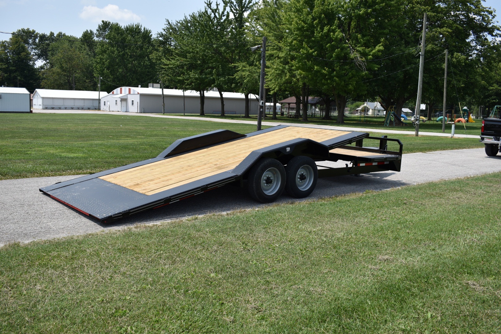 New 2026 CornPro UT-23 XT DRIVE OVER FENDERS Equipment Trailer