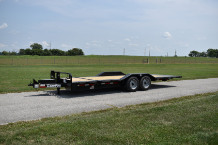New 2026 CornPro UT-23 XT DRIVE OVER FENDERS Equipment Trailer