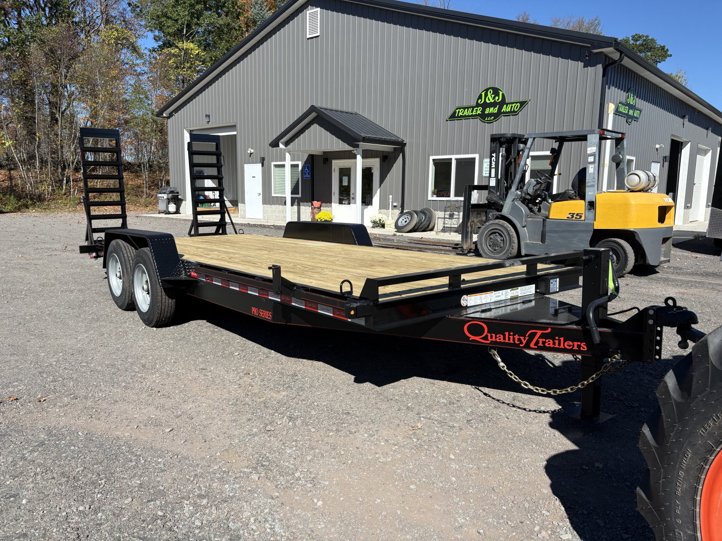 New 2026 Quality Trailers 20' (18 + 2) 17K Equipment Trailer with Ramps