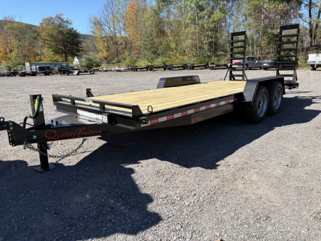 New 2026 Quality Trailers 20' (18 + 2) 17K Equipment Trailer with Ramps