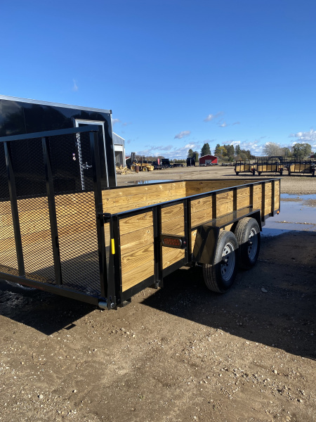 New 2026 AMO 16' Woodside Landscape Trailer