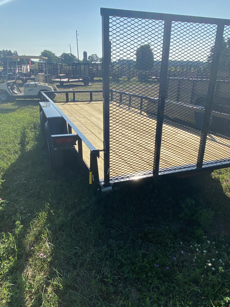 New 2026 AMO 6X16 Landscape Trailer 2 BRK