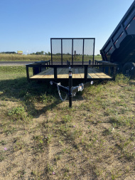 New 2026 AMO 6X10 Landscape Trailer SPRING ASST ON RAMP