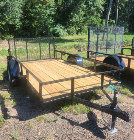 New 2025 Other 6'x12' Dovetail, 3' Gate Utility Trailer