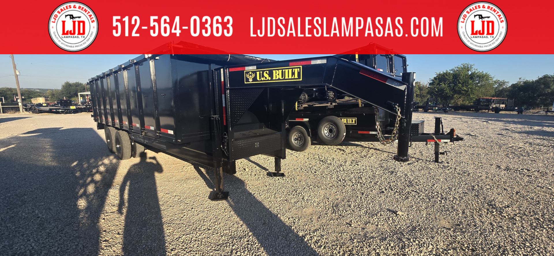 New 2026 US Built - 7' X 20' X 4' - 26K GVWR - Dump Trailer