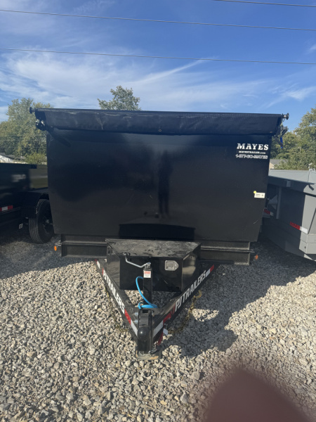 New 2026 PJ Trailers D7142 Dump Trailer 83X14 TA 48  SIDES (GVW:14000) BLACK