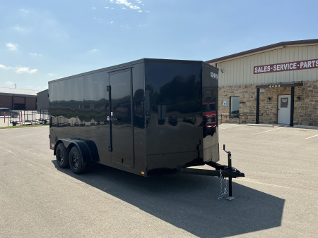 New 2026 Compass 7'x16' Enclosed Cargo Trailer - Indigo DLX