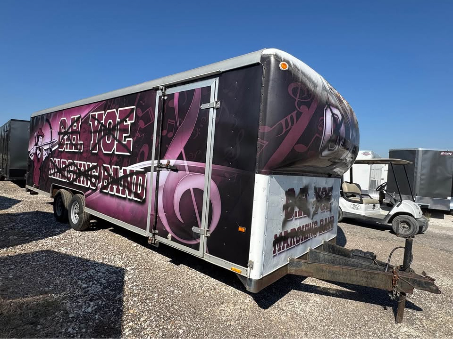 Used USED 1998 Wells Cargo 8.5X24 Cargo / Enclosed Trailer DOUBLE DOORS