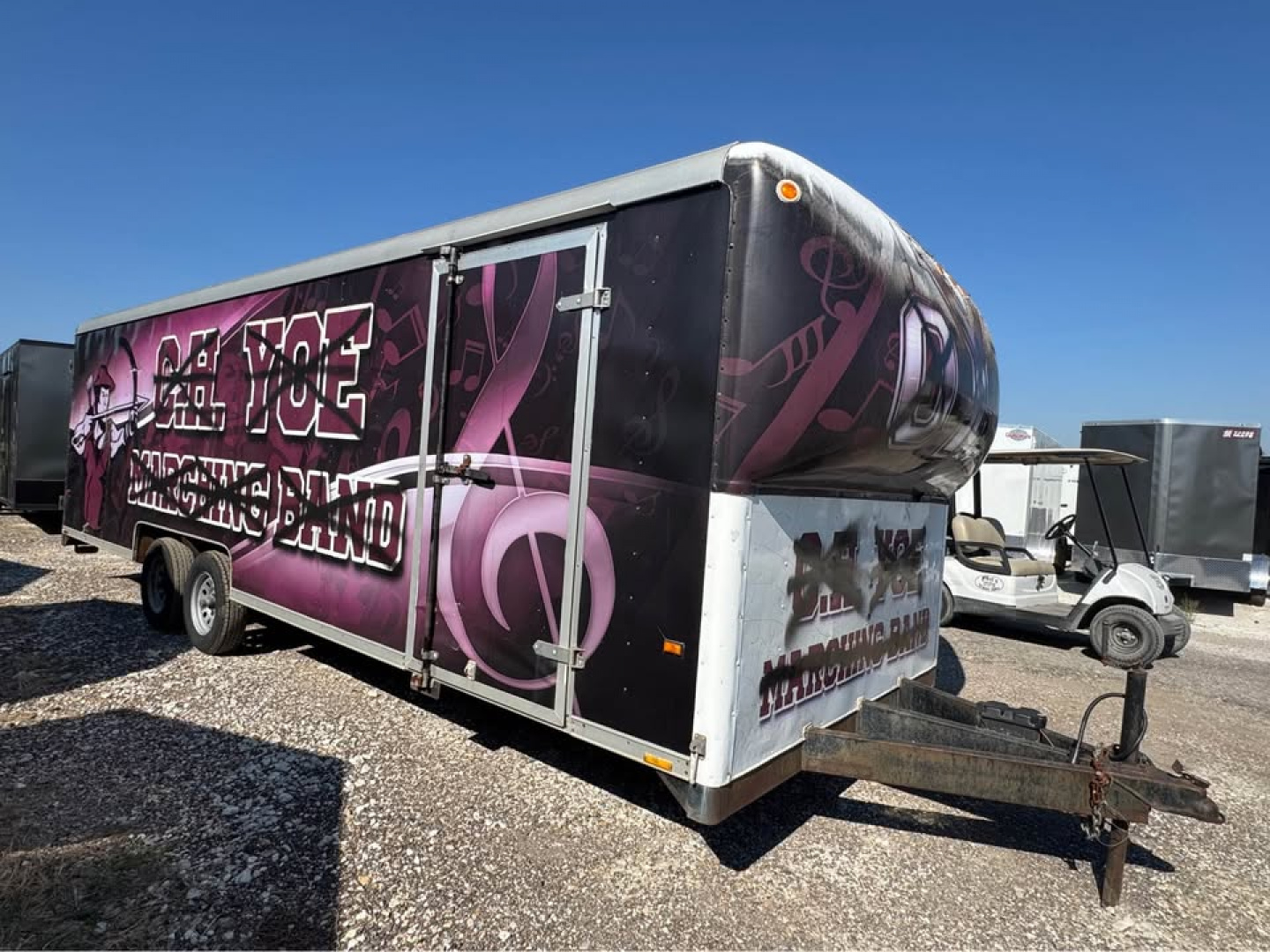 Used USED 1998 Wells Cargo 8.5X24 Cargo / Enclosed Trailer DOUBLE DOORS