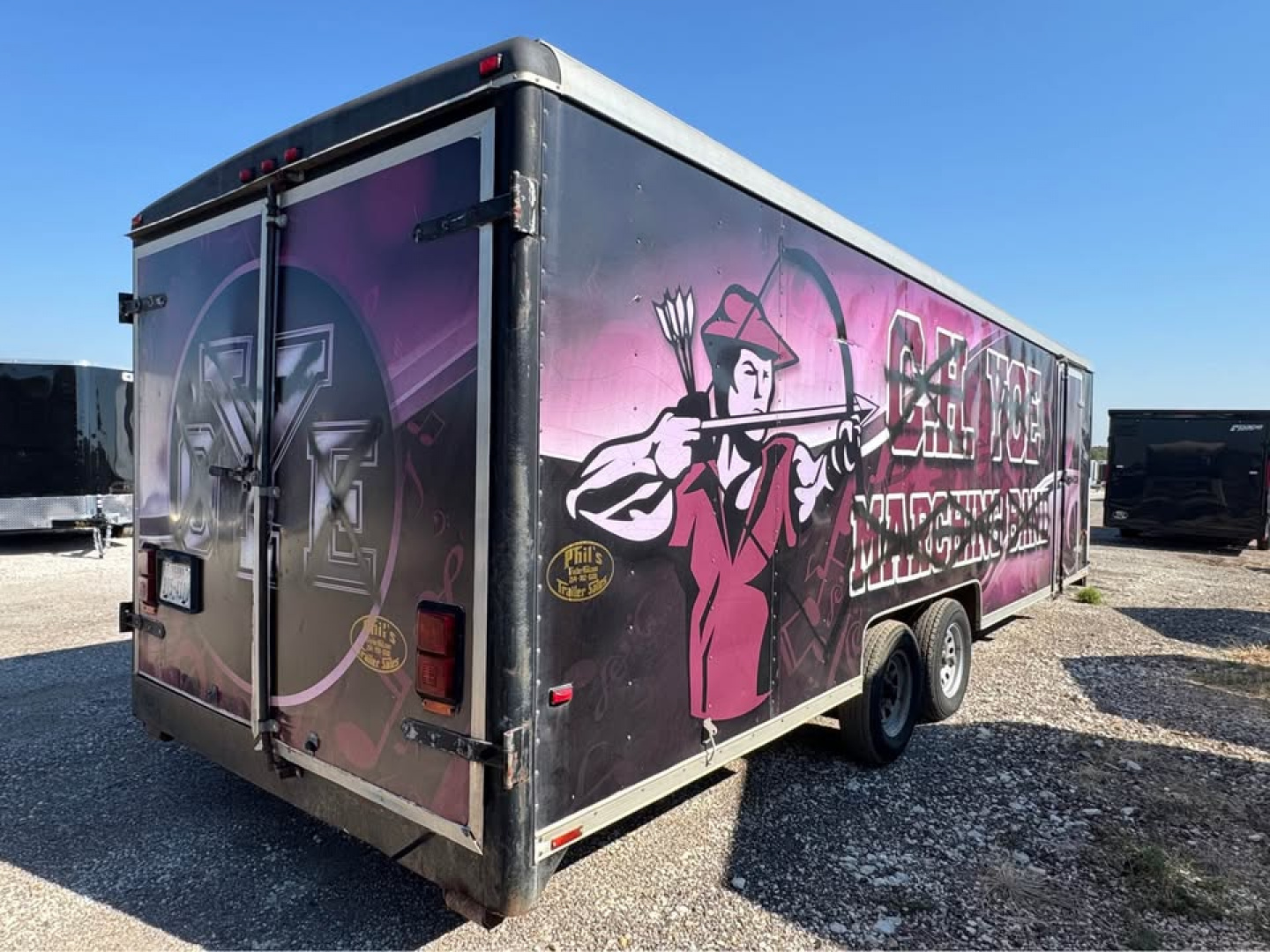 Used USED 1998 Wells Cargo 8.5X24 Cargo / Enclosed Trailer DOUBLE DOORS