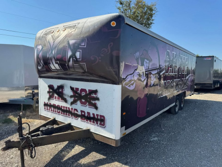 Used USED 1998 Wells Cargo 8.5X24 Cargo / Enclosed Trailer DOUBLE DOORS