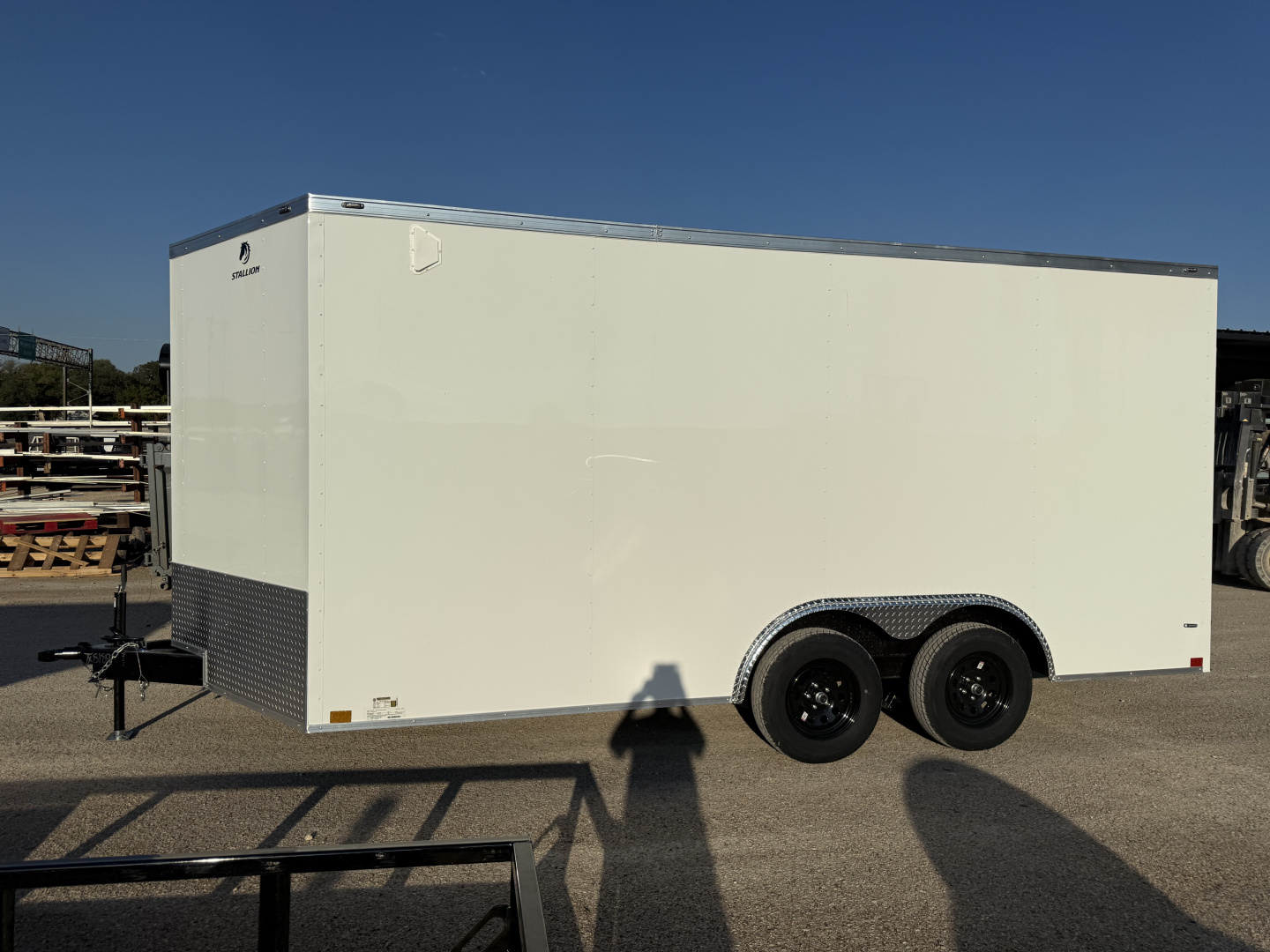 New 2026 Stallion Manufacturing LLC 8X16 Cargo / Enclosed Trailer