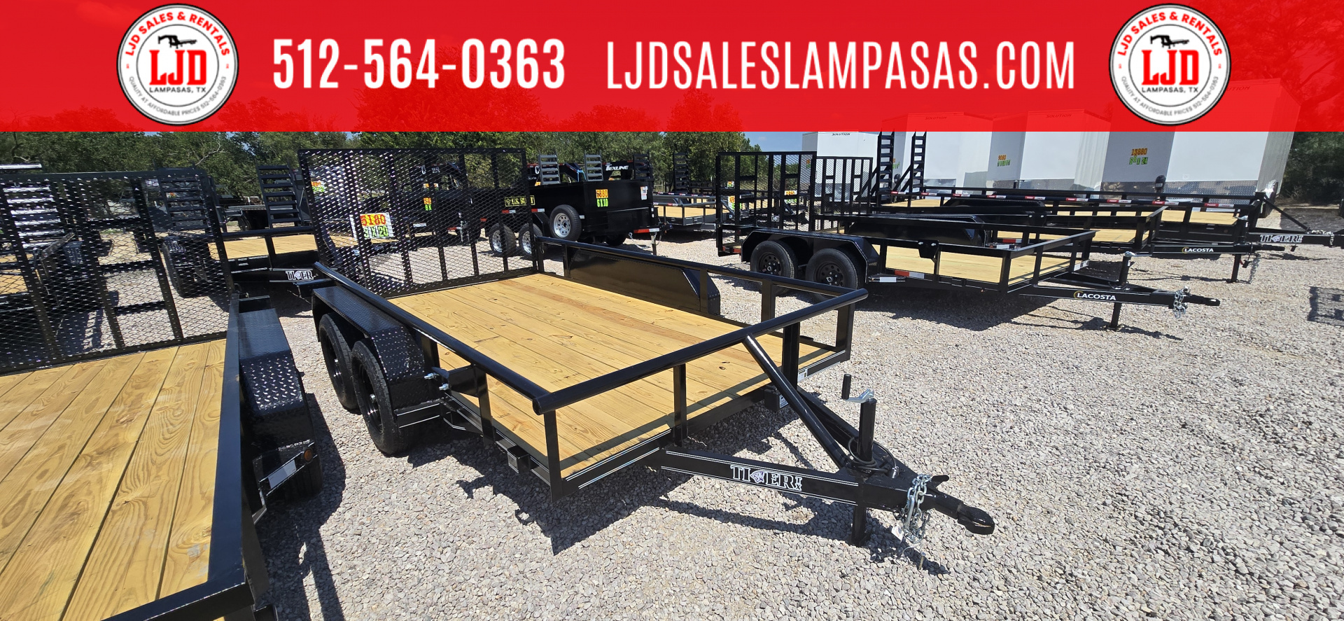 New 2025 Tiger - 77x14 - Utility Trailer