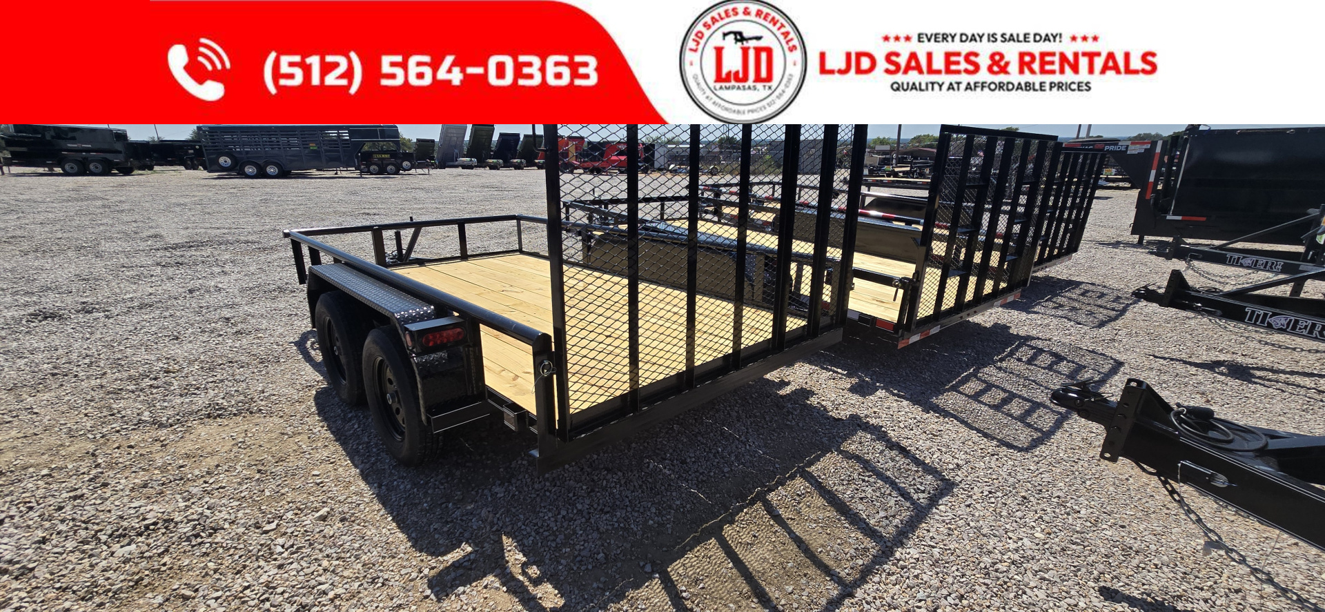 New 2025 Tiger - 77x14 - Utility Trailer
