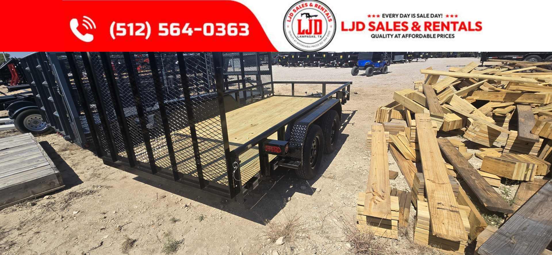 New 2025 Tiger - 77x14 - Utility Trailer
