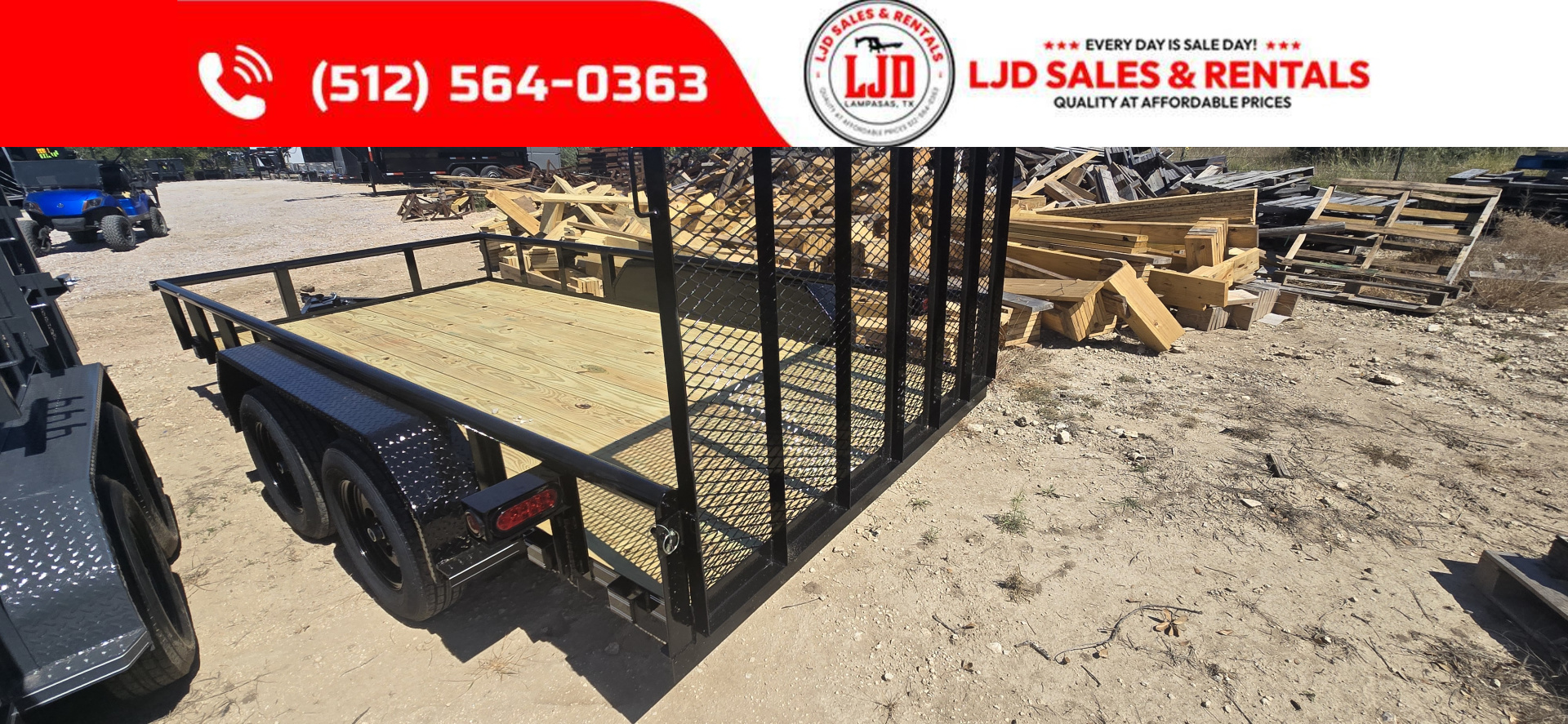 New 2025 Tiger - 77x14 - Utility Trailer