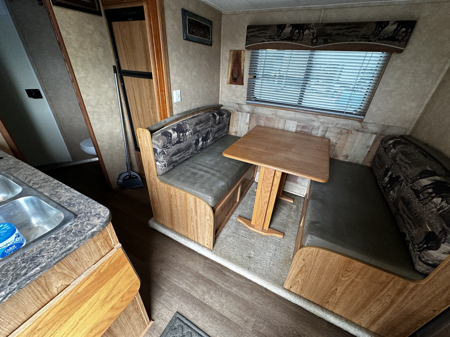 Used 2011 Bison Trailers 3H LQ W/ Slide Horse Trailer