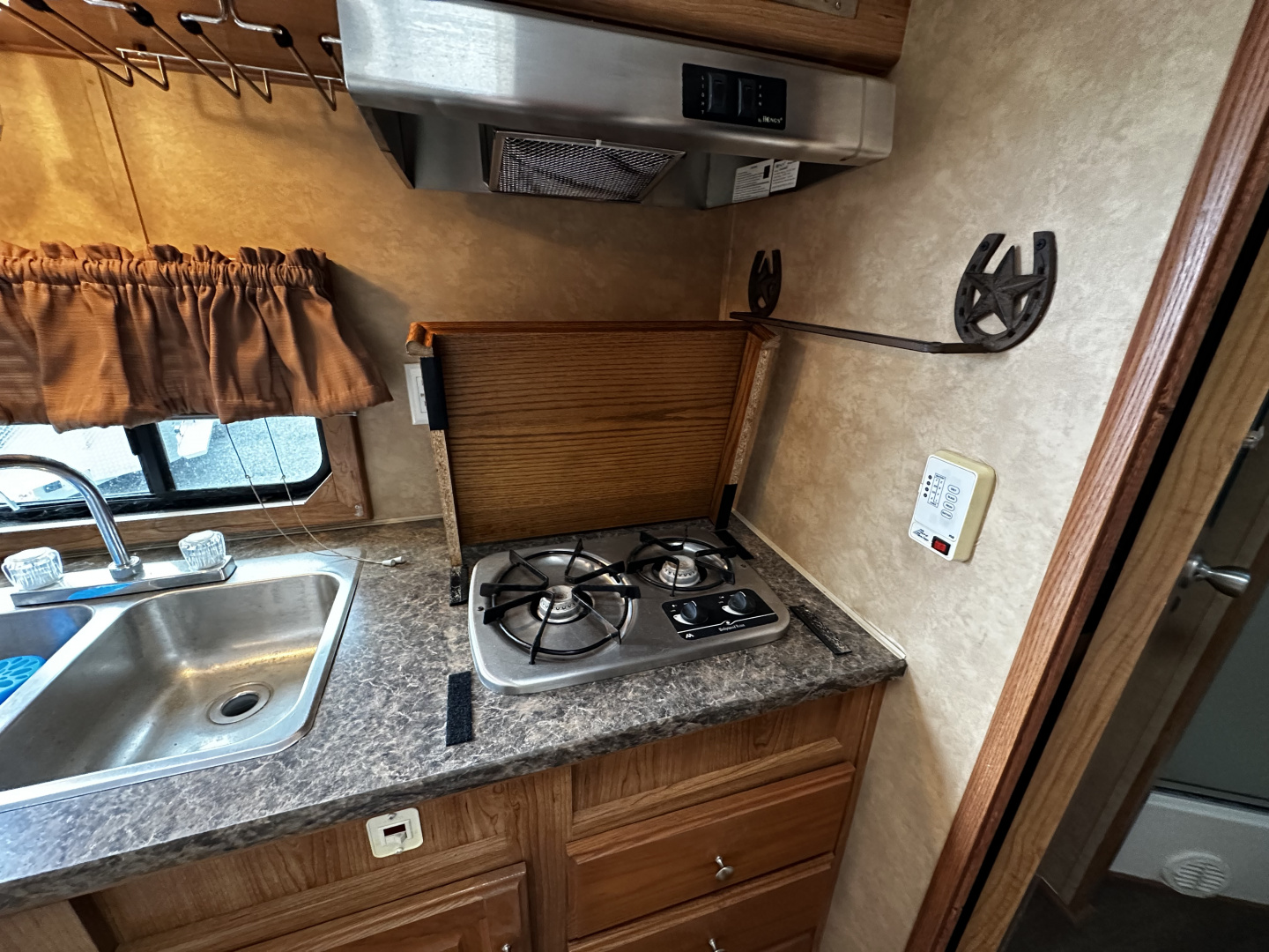 Used 2011 Bison Trailers 3H LQ W/ Slide Horse Trailer