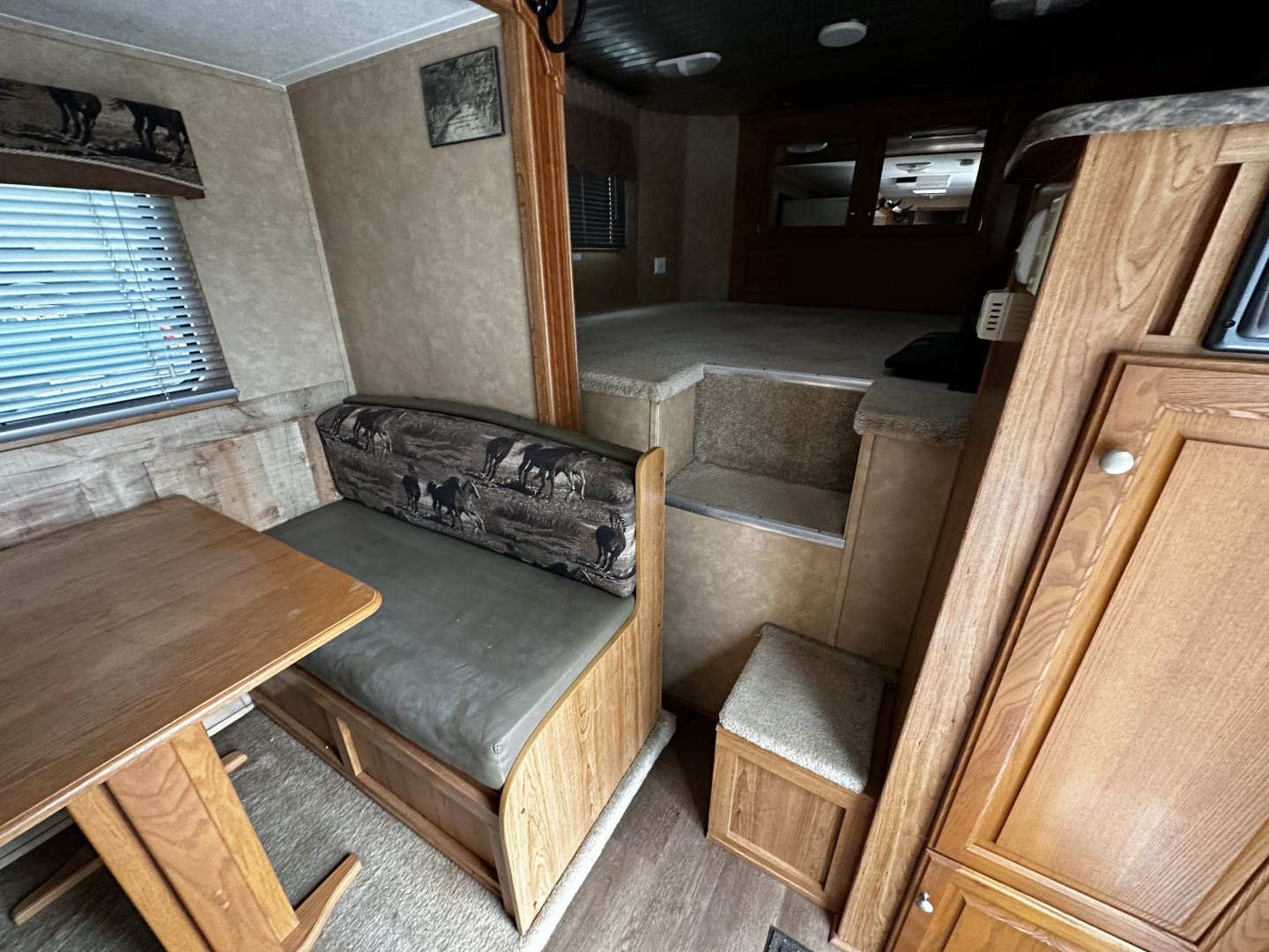 Used 2011 Bison Trailers 3H LQ W/ Slide Horse Trailer