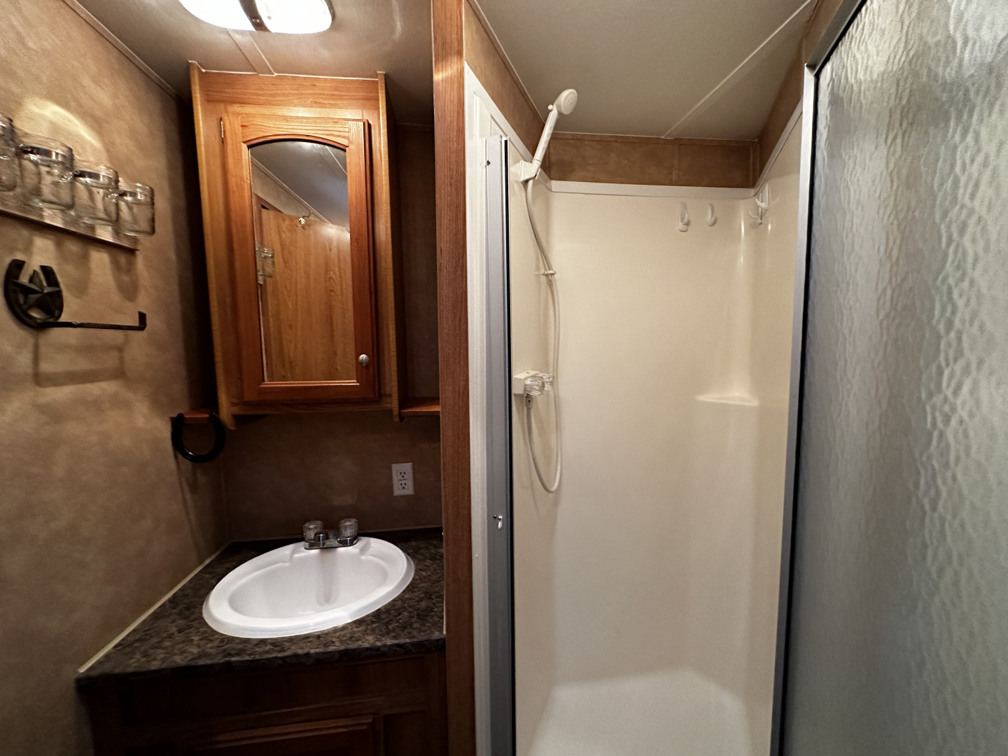 Used 2011 Bison Trailers 3H LQ W/ Slide Horse Trailer