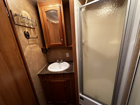 Used 2011 Bison Trailers 3H LQ W/ Slide Horse Trailer