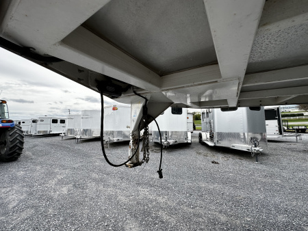 Used 2011 Bison Trailers 3H LQ W/ Slide Horse Trailer