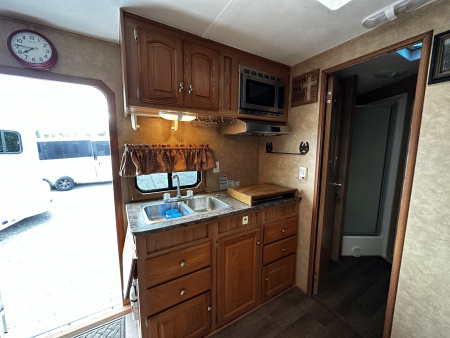 Used 2011 Bison Trailers 3H LQ W/ Slide Horse Trailer