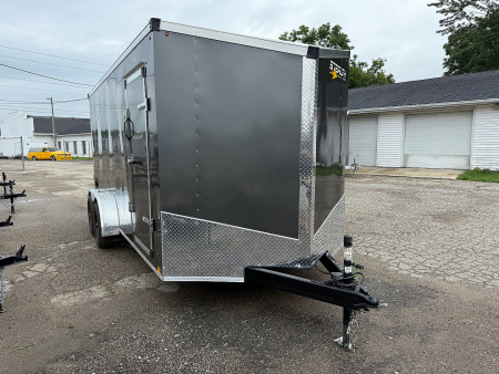 New 2026 Stealth 7 X 16 Cargo / Enclosed Trailer with Ramp Door and 6ft 6in interior Height