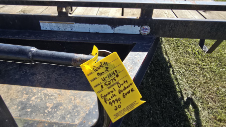 Used 2019 Quality Trailers General Duty Deckover / 9990 GVWR / 20'