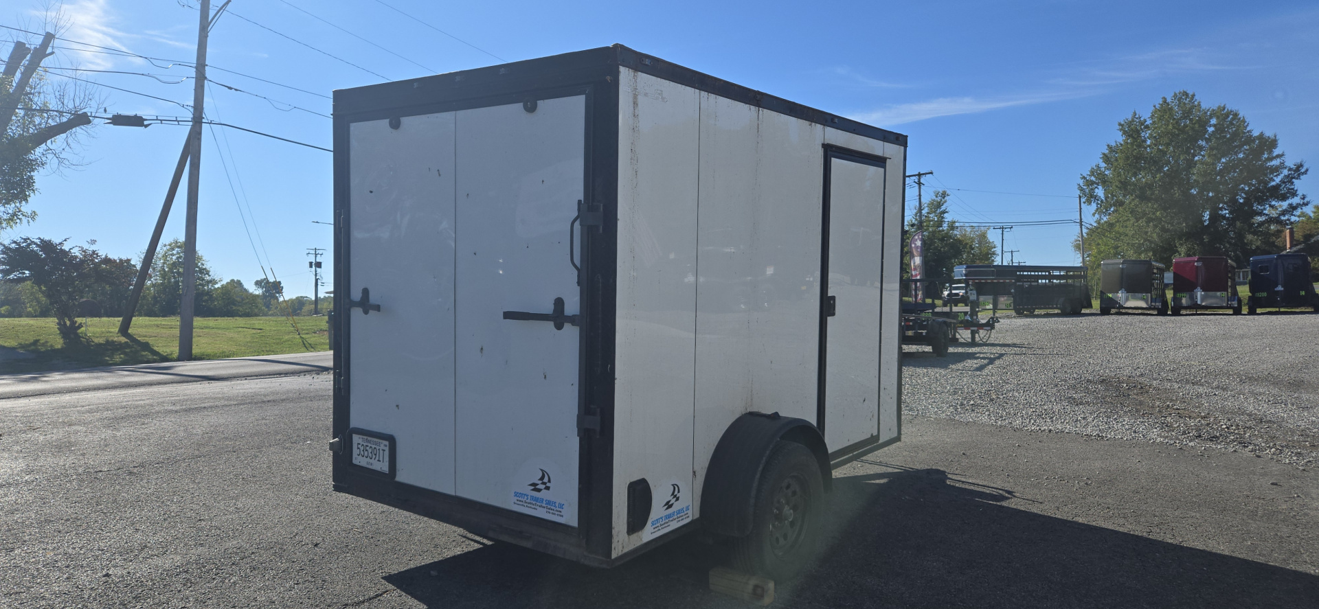 Used Repo 2024 Luxe MGF 6x10SA Enclosed Trailer