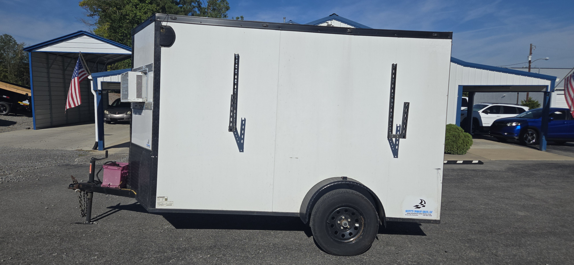 Used Repo 2024 Luxe MGF 6x10SA Enclosed Trailer