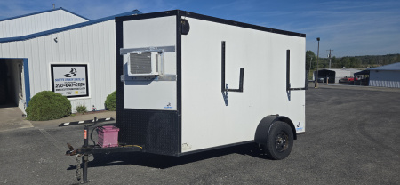 Used Repo 2024 Luxe MGF 6x10SA Enclosed Trailer