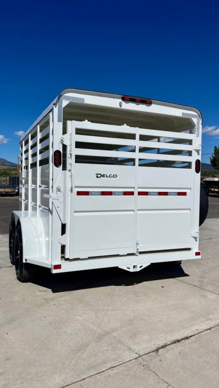 New 2026 Delco Tandem Axle Stock /12,000 GVWR/6'8"x14'