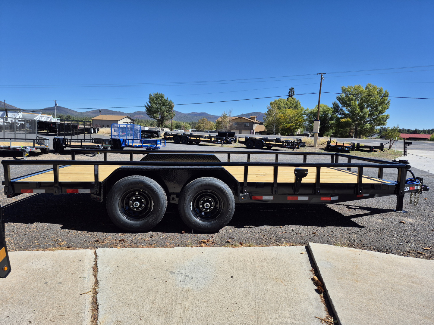 New 2026 Delco Tandem Axle Car Hauler/14,000 GVWR/83"X18'