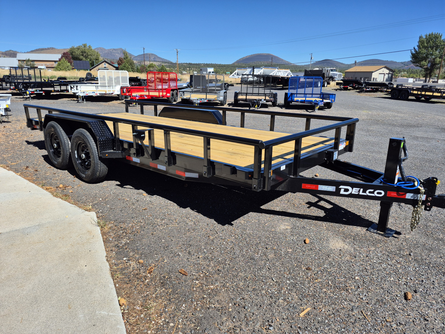 New 2026 Delco Tandem Axle Car Hauler/14,000 GVWR/83"X18'