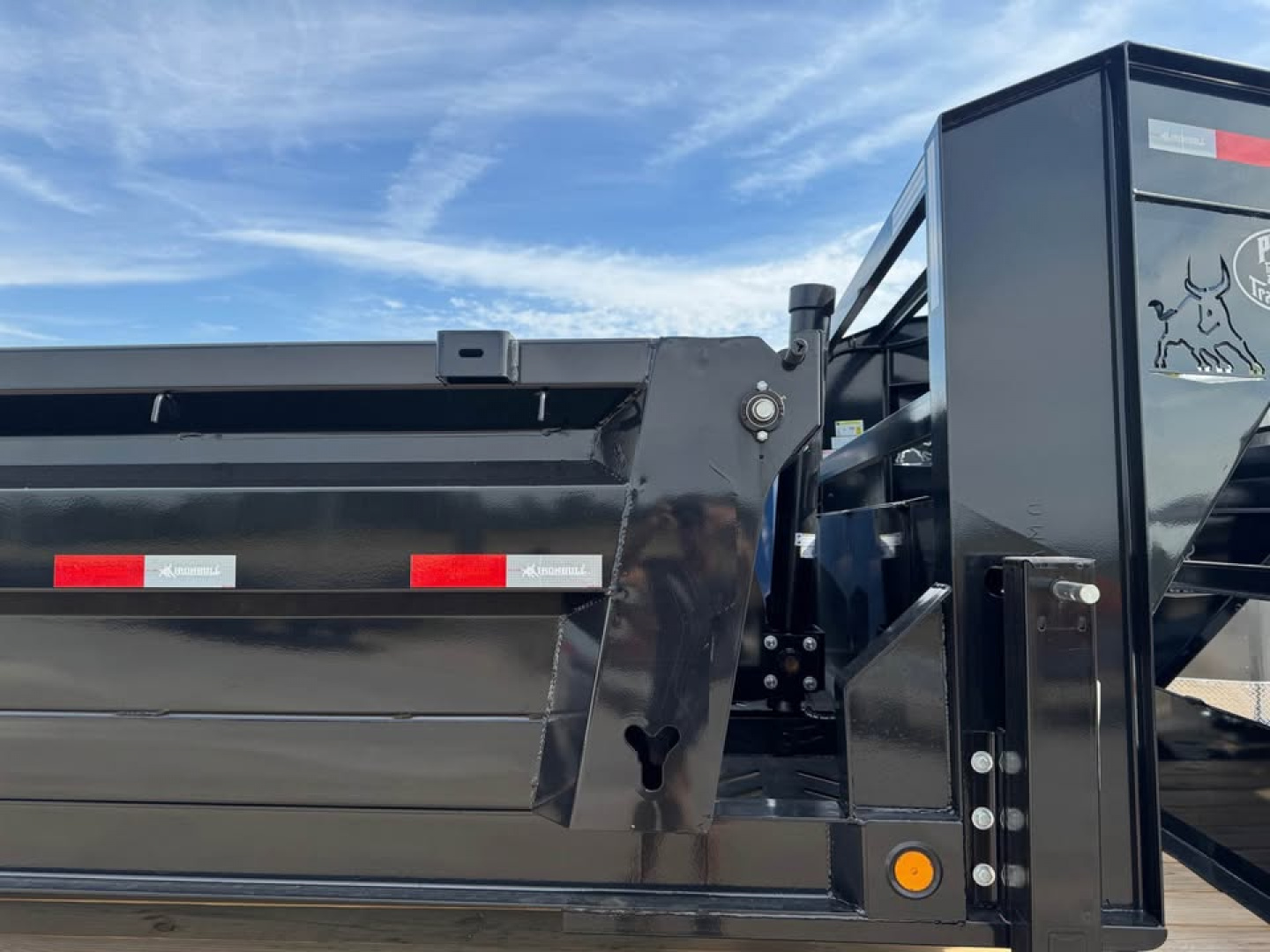 New 2026 Iron Bull 83X16 Dump Trailer 8000 LB AXLES GOOSENECK 16K GVWR