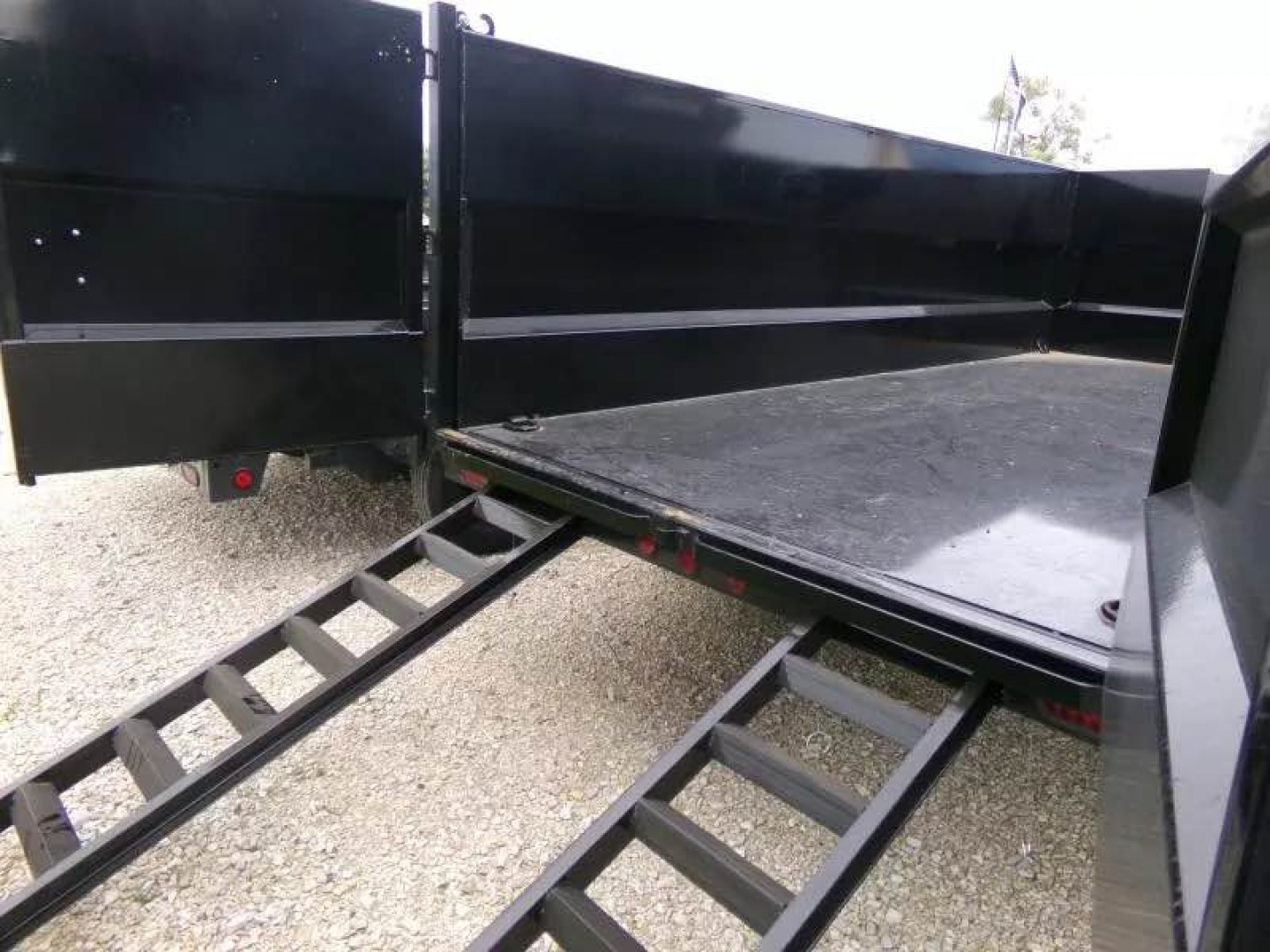 New 2026 Iron Bull 83X16 Dump Trailer 8000 LB AXLES GOOSENECK 16K GVWR